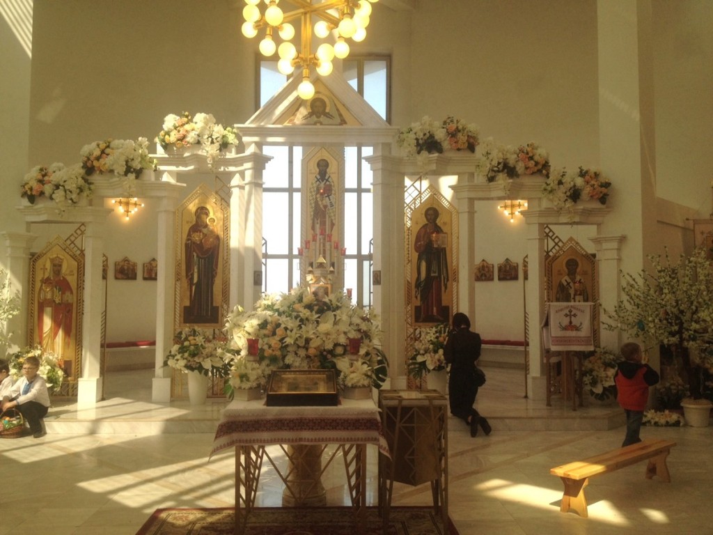 Пасхальні богослужіння у храмі св. Василія Великого